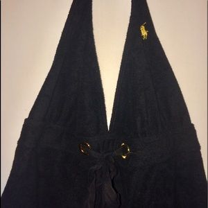Terri cloth RALPH LAUREN halter top dress